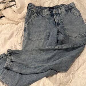 GAP Light Blue Denim Joggers